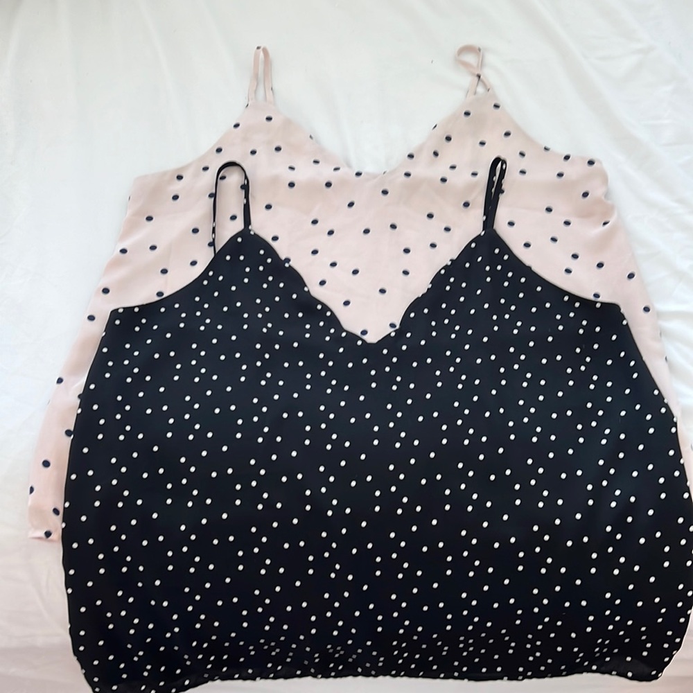 2 Socialite dressy tank top camis XL